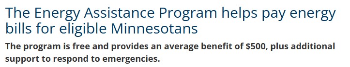 Energy Assistance Info